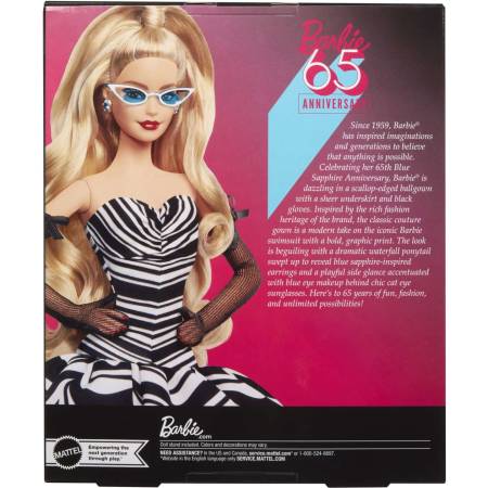 Barbie-Puppe zum 65-jährigen blauen Saphir-Jubiläum